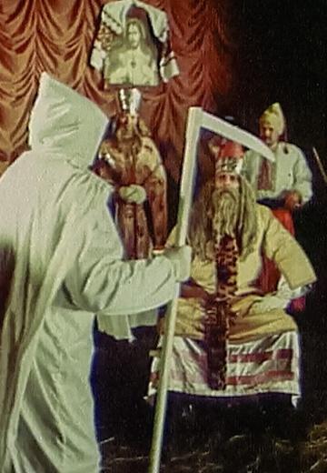 Folk nativity scene in Lviv region
