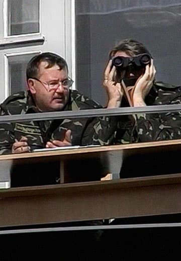 Military exercises in Zhytomyr