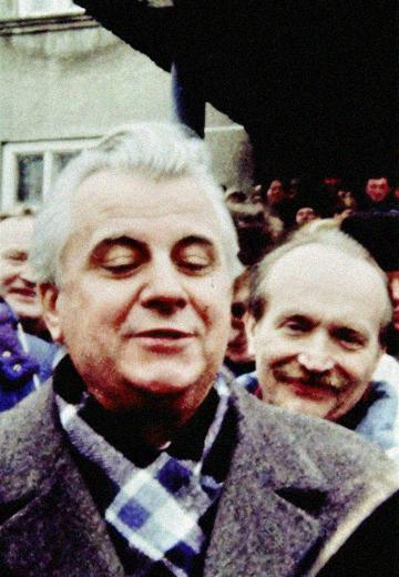Leonid Kravchuk's visit to Lviv, 1991