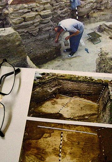 Excavations of the Tithe Church