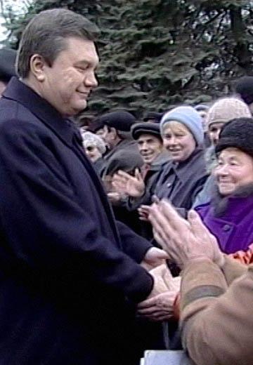 Viktor Yanukovych: election campaign
