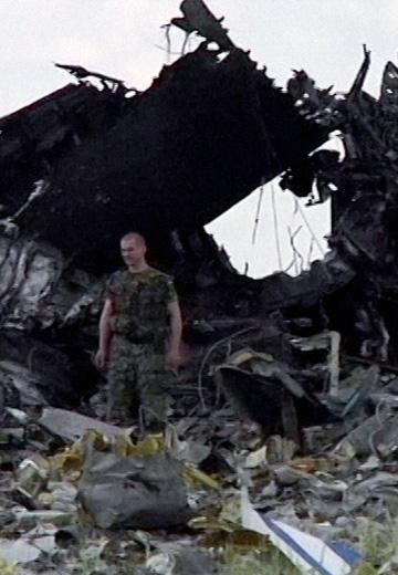Il-76 plane crash in Luhansk