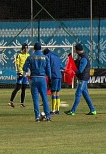 Open training sessions of the national football team