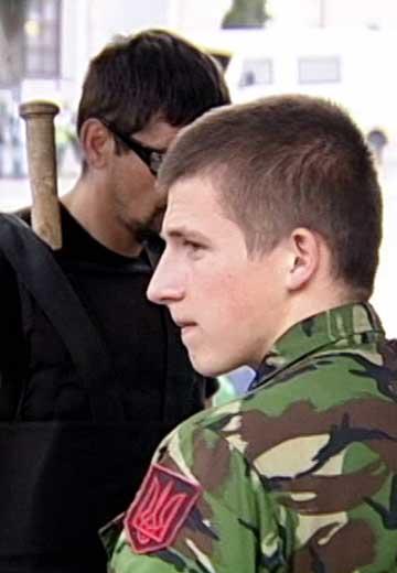 Clashes with separatists near the Lavra