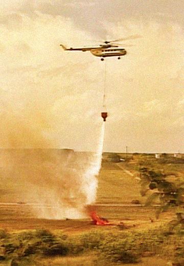 Fire season in Crimea