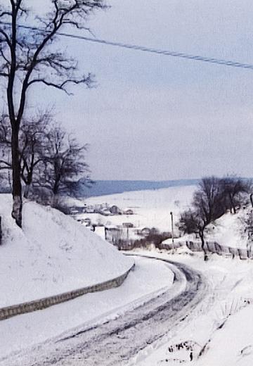 The village of Krylos in Ivano-Frankivsk Oblast