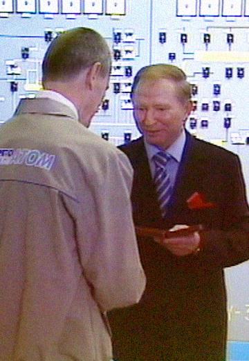 Opening of the 2nd power unit of KhNPP, 2004