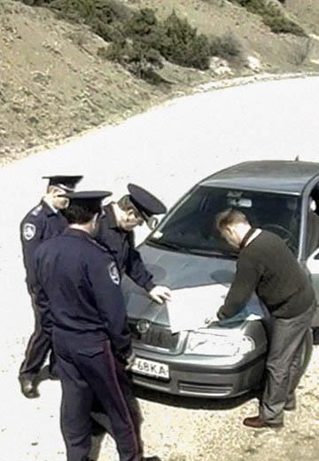 The work of the Crimean police