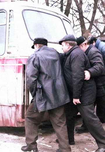 Problems with fuel in Zhytomyr in 2003