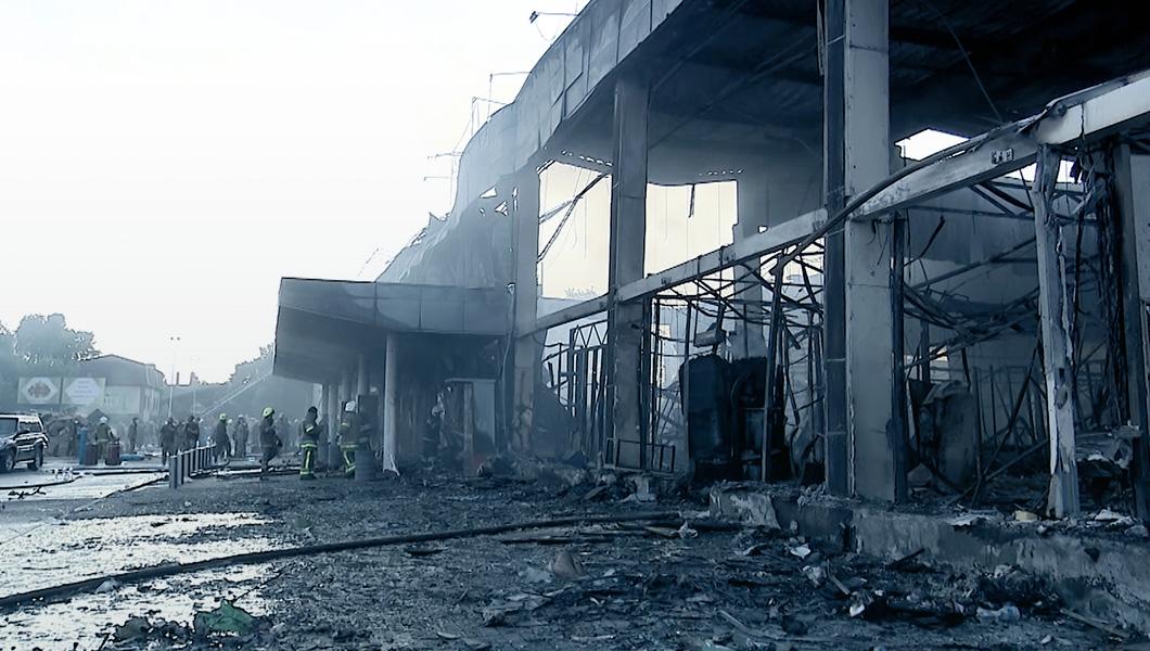 Consequences of the rocket attack on Amstor