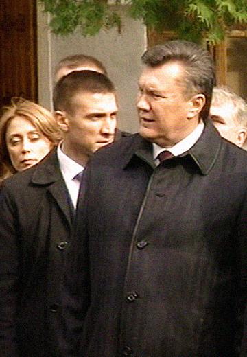 Viktor Yanukovych in Kamianets-Podilsky