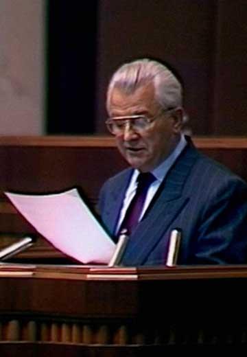 Verkhovna Rada session: President's report