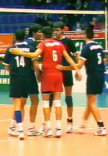 Матч чемпіонату України з волейболу, 2008 рік 