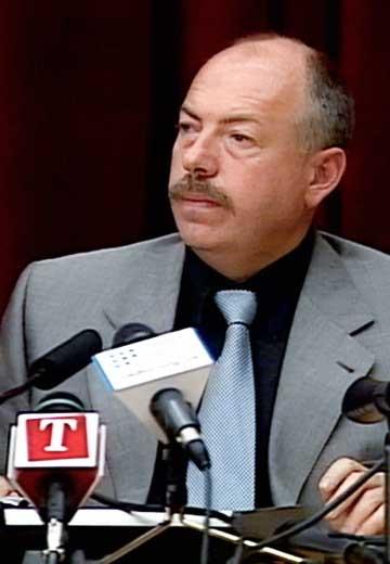 The murder of Gongadze: press conference of the Prosecutor General