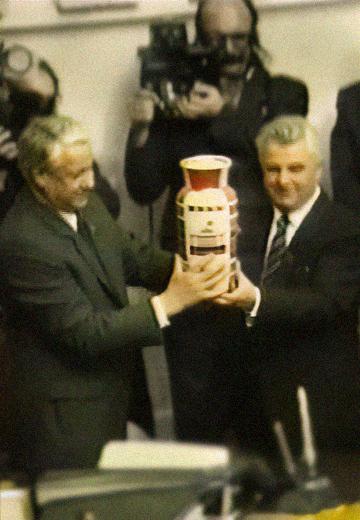 Yeltsin in Kyiv: agreement between the RSFSR and the Ukrainian SSR, 1990
