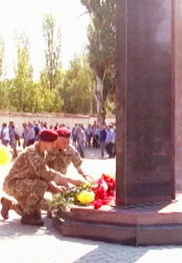 Вшанування десантників в Миколаєві