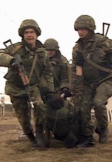 Military exercises of Ukrainian peacekeepers