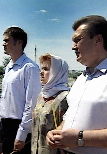 Viktor Yanukovych's pre-election visit to Yenakiyevo