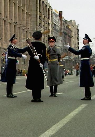 Показові навчання МВС на Хрещатику