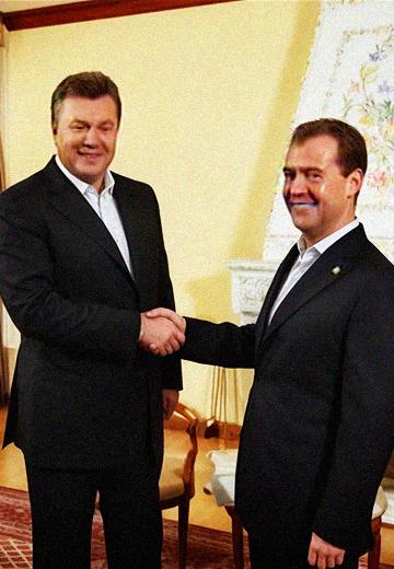 "Gas contracts": meeting of Yanukovych and мedvedev