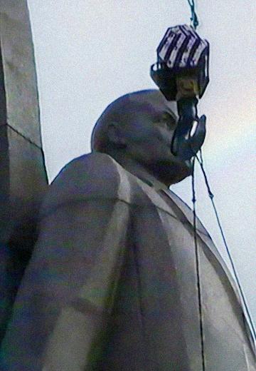 Демонтаж пам’ятника Леніну у Києві, 1991 рік