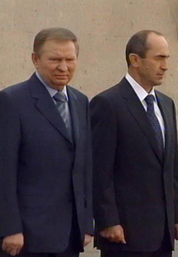 Leonid Kuchma in Yerevan