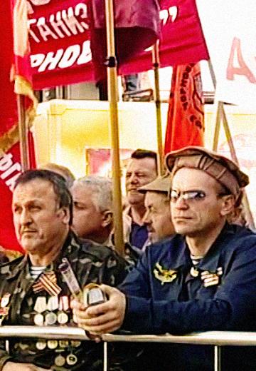 Veterans of the war in Afghanistan: protest action