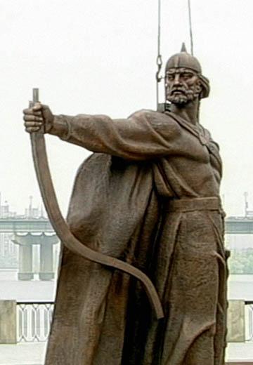 Reconstruction of the monument to the founders of Kyiv