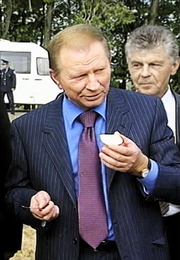 Leonid Kuchma in Cherkasy region