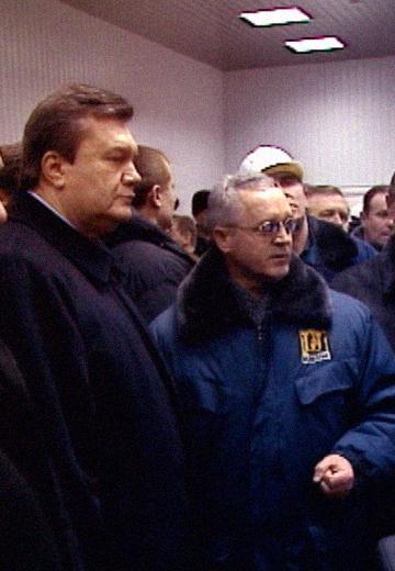 Візит Януковича на "Криворіжсталь", 2004 рік