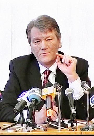 Viktor Yushchenko: press conference in Zhytomyr