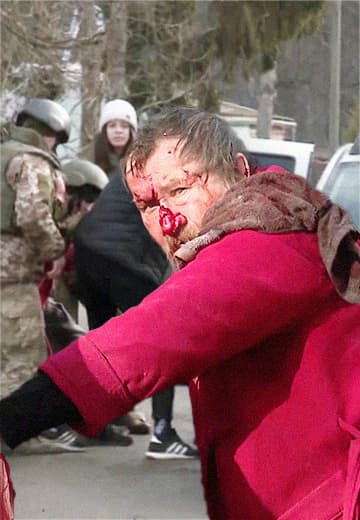 Shelling of Kalynivka on February 24