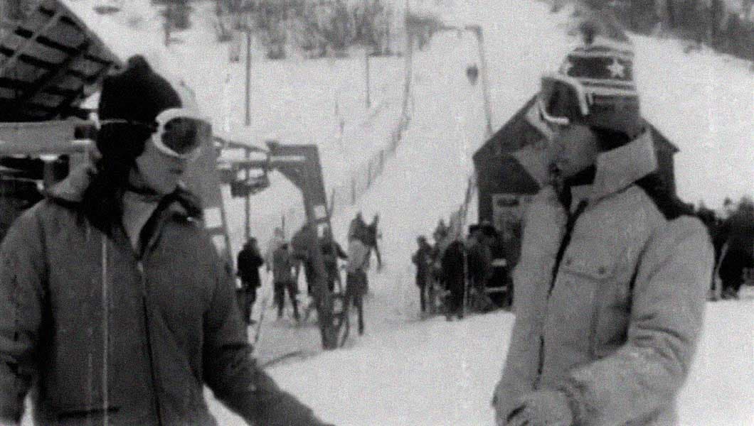 Alpine skiing. Carpathians, 1974