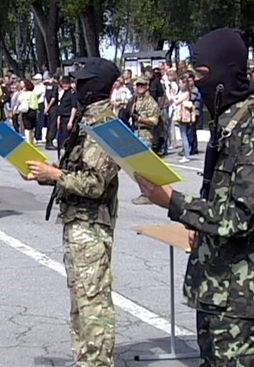 Добровольці батальйонів "Донбас" та "Азов", 2014 рік