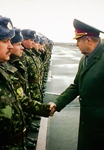 Departure of the military to Kosovo