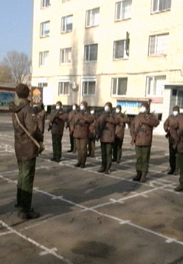 New recruits of NSU in Kherson, 2021