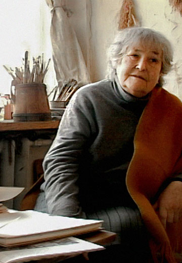 Tatyana Yablonska in her workshop