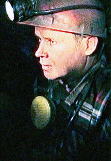 Foreman of the Krasnolymanska mine Mykhailo Gordovenko