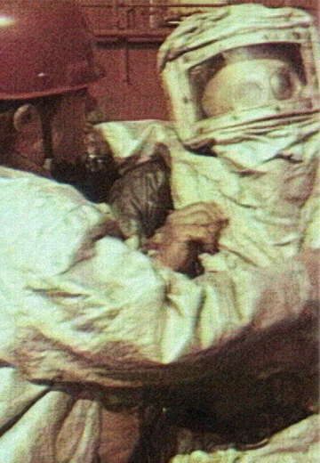 The work of sea rescuers