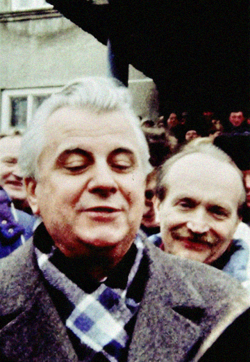 Leonid Kravchuk's visit to Lviv, 1991