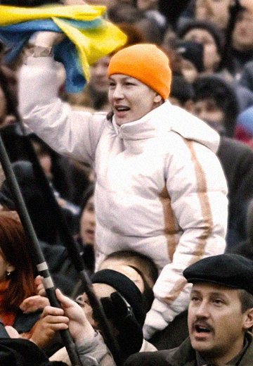 Maidan: a rally on the eve of a violent dispersal