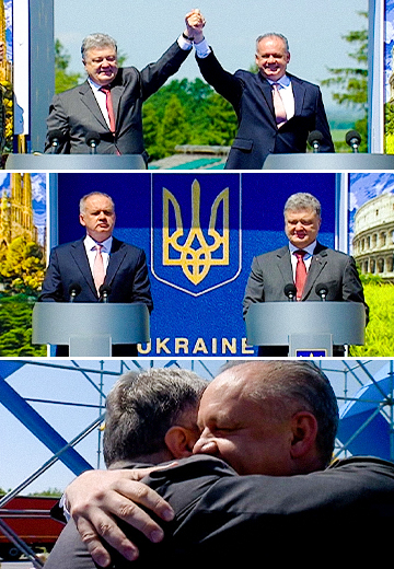 Poroshenko and Kiska announced the beginning of the visa-free regime