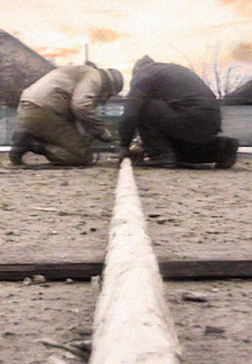 Gas in the village of Yampil