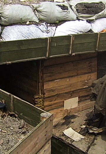 Luhansk region: dugouts