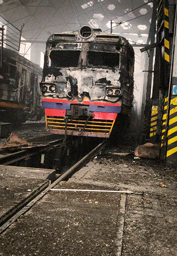 Вокзал у Фастові зруйнований внаслідок обстрілу