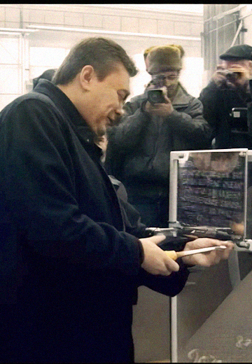 Prime Minister Viktor Yanukovych in Mykolaiv