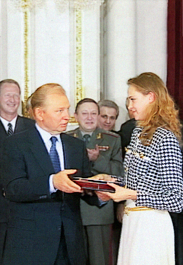 Award ceremony of Olympians in the Mariinsky Palace