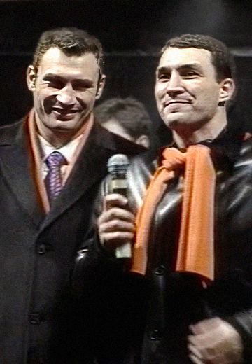 The Klitschko brothers' speech on the Maidan