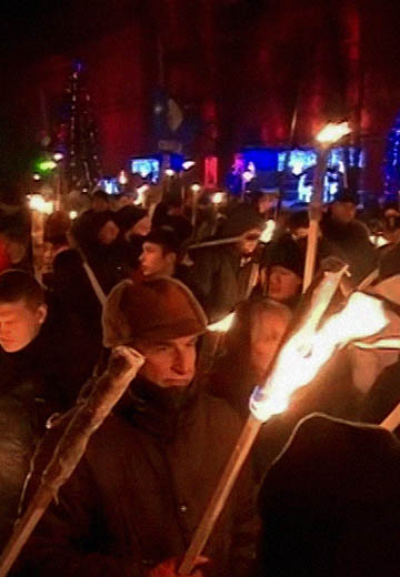 Stepan Bandera: march in Kyiv