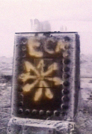 Vandalism on Hoverla